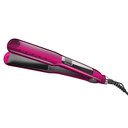 DSP Hot Seller Ceramic Coated Hair Straightener with Digital Display 150-230°C PTC Heating 30s Fast Heat Up for Smooth Frizz-Free Styling