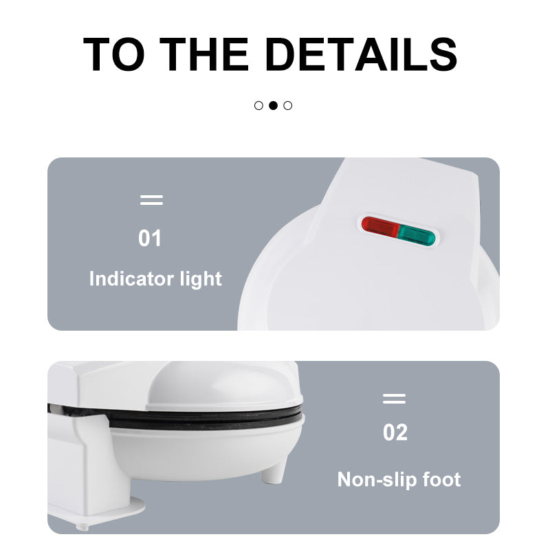 750W Professional Donut Maker with 7 Non-Stick Molds, Thermostatic Control & Cool-Touch Housing, Perfect for Homemade Snacks/Kids Parties