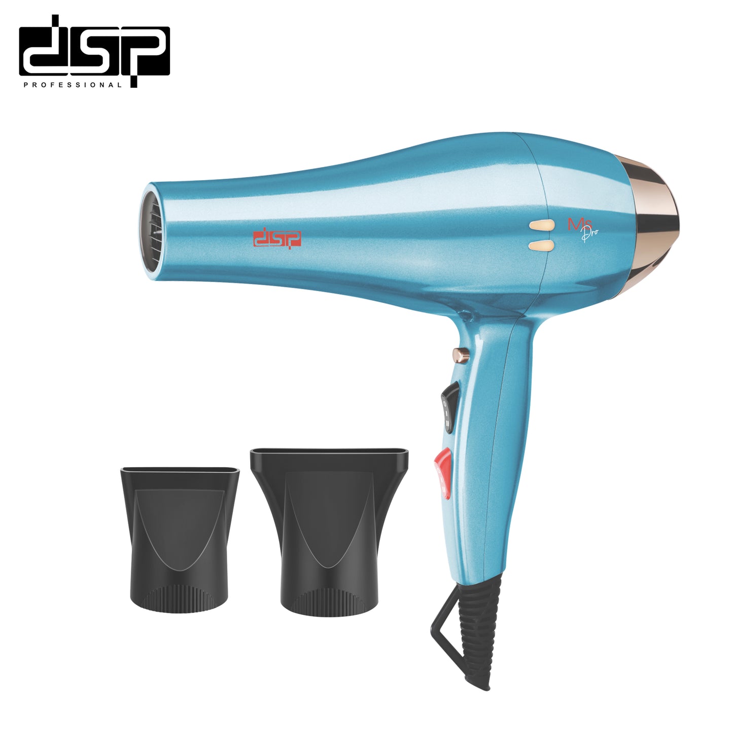 2000W Pure Copper Motor Hair Dryer, 3 Heat & 2 Speed, Cold Air, Overheat Protection, Gentle on Hair, Perfect for Home & Travel