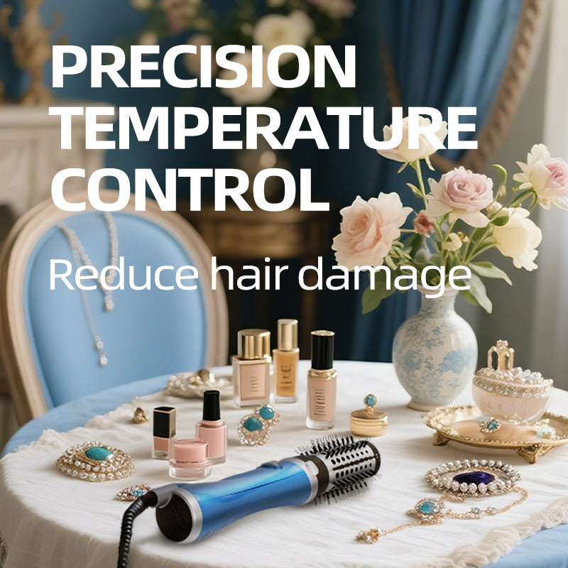 2 in 1 Hot Air Styler 27000RPM Turbo | 4 Speed & 3 Temp + Cool Shot with Dual Rotation, Hair Shine Guardian