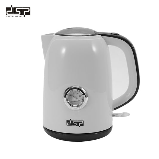 DSP Electric Kettle 1.7L, Fast Boiling Water Kettle for Tea & Coffee, BPA-Free Stainless Steel Heating Element, Auto Shut-Off, Boil-Dry Protection, Removable Filter & 360° Rotary Base – Kitchen Appliances