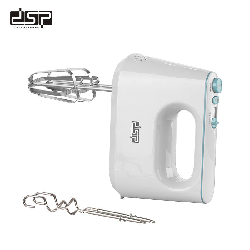 DSP 300W Electric Hand Mixer, 5-Speed Handheld Mixer with Turbo, Includes Egg Beater & Dough Mixer, 220-240V for Home Baking