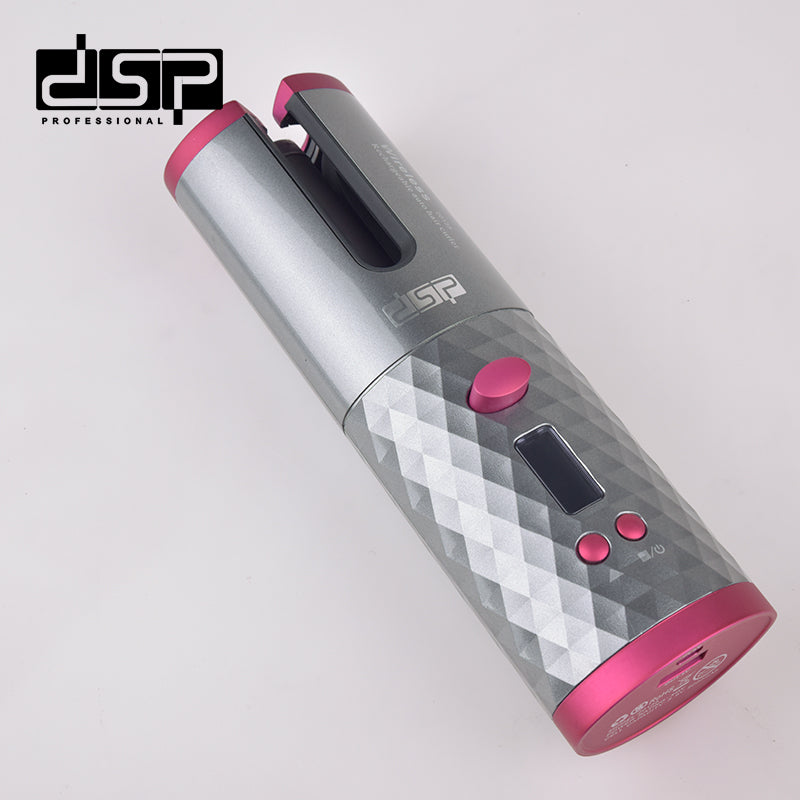 DSP Hot Seller Ceramic Hair Curler 30W 9mm PTC Adjustable Temp 360° Cord for Gentle Curls Home Salon Styling