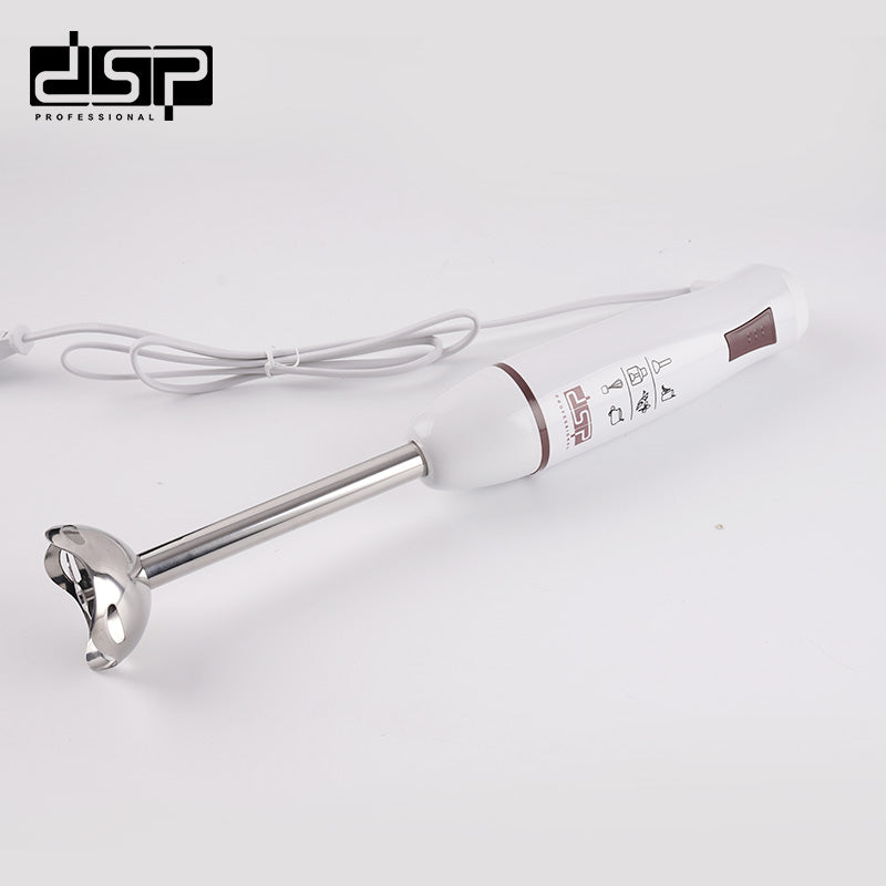 DSP Immersion Blender Handheld, 500W Corded Hand Blender with Variable Speed, Detachable Stainless Steel Blades, 7712 DC Full Copper Motor for Smoothies, Soup & Baby Food – Perfect for Home Use