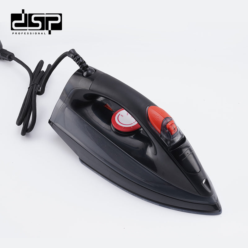 DSP Steam Iron with Retractable Cord - 2200W Powerful Clothes Steamer, Ceramic Soleplate, Adjustable Temp, Self-Cleaning & Overheat Protection for Home Use