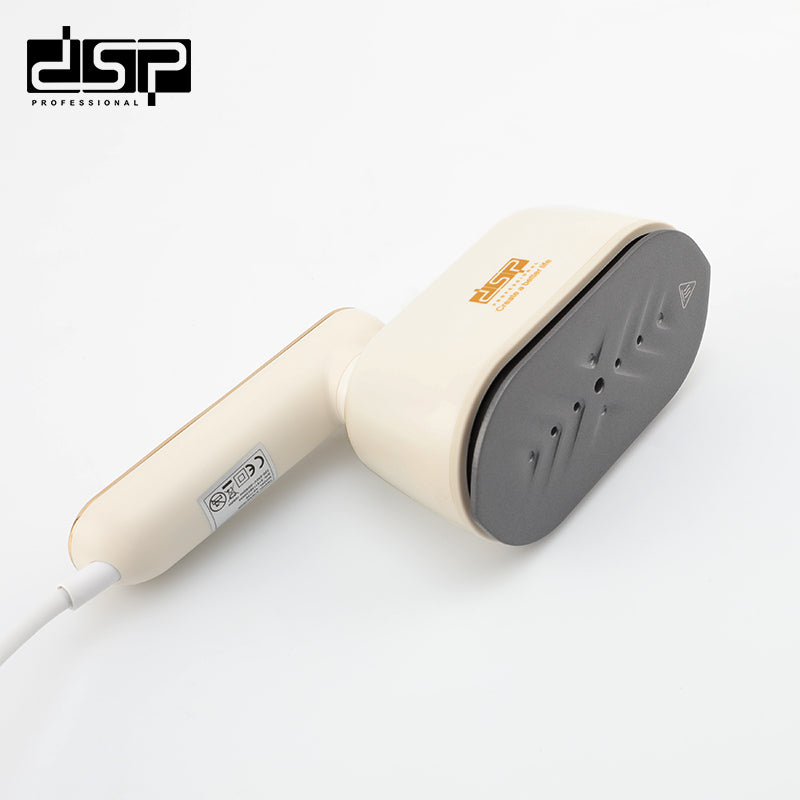 DSP Portable Steam Iron for Clothes - 1000W Fast Heating Handheld Clothes Steamer with 140ml Water Tank, Retractable Cord, Overheat Protection & Foldable Design - Perfect for Home Use