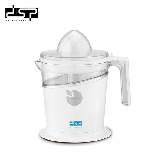 DSP Electric Citrus Juicer for Lemon & Orange, 40W High-Efficiency Juicer with 1.4L Capacity, Stainless Steel Base & Detachable Parts, Easy to Clean - 220-240V for Home Use