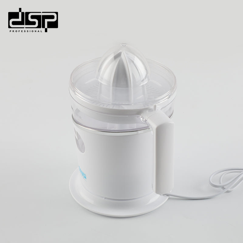 DSP Electric Citrus Juicer for Lemon & Orange, 40W High-Efficiency Juicer with 1.4L Capacity, Stainless Steel Base & Detachable Parts, Easy to Clean - 220-240V for Home Use