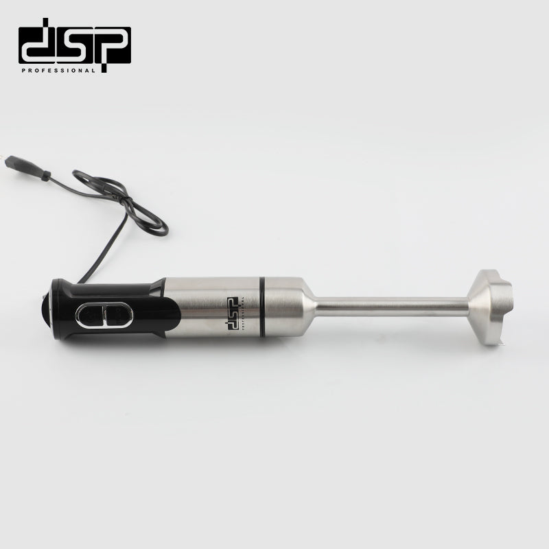 DSP 5 in 1 Immersion Blender Handheld, 800W Stick Blender with Stainless Steel Blades, Turbo Function, 2 Speeds, Includes Whisk, Frother, Grinder Cup & Measuring Cup for Soup, Smoothies, Baby Food