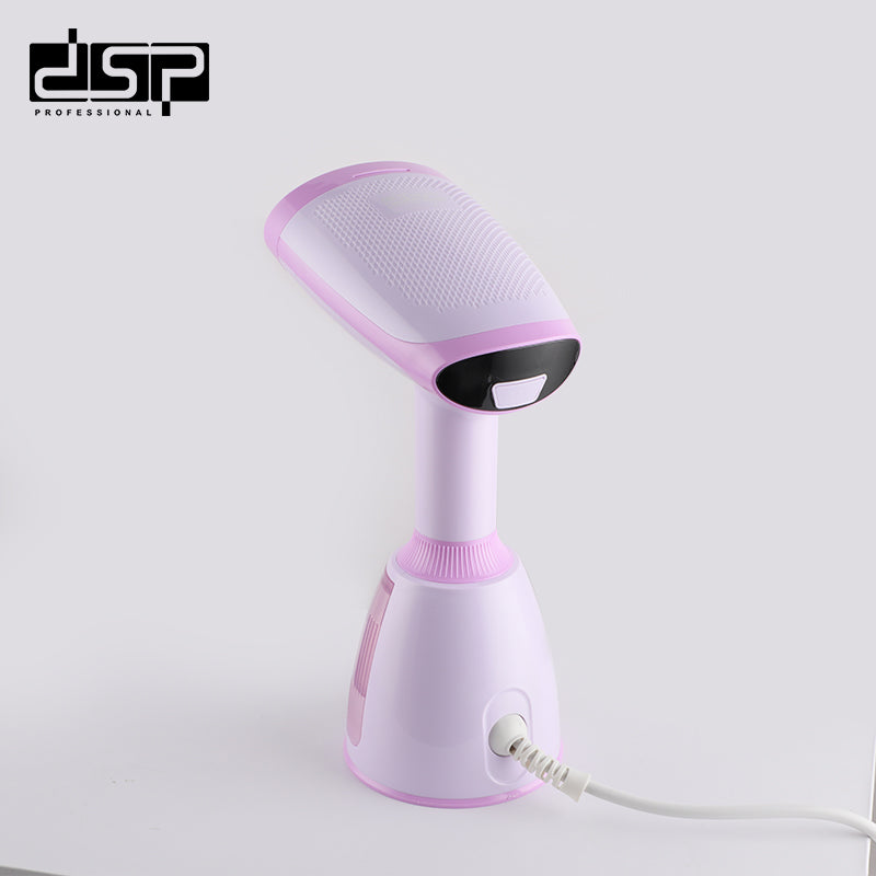 DSP Handheld Clothes Steamer, 1500W Fast HeatingGarment Steamer for Wrinkles, 25-30g/min Continuous Steam, 250ML Detachable Tank, LED Display, Brush Included – for Home Use