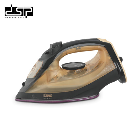 1600W Ceramic Plate Steam Iron, Adjustable Temp, Dry/Steam/Spray Modes, Safe for Fabrics, Perfect for Home & Travel