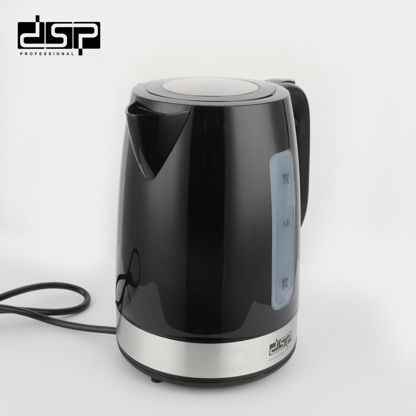DSP Electric Kettle, 1.7L Fast Boiling Water Kettle with Auto Shut-Off & Boil-Dry Protection, BPA-Free Stainless Steel Heater, LED Indicator, Removable Filter – Perfect for Tea, Coffee & Home Use