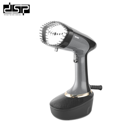 DSP Handheld Garment Steamer for Clothes, 1500W Fast-Steam, 400ml Large Water Tank, 3-in-1 Hanging/Flat/Inclined Ironing, Overheating Protection – Lightweight & Portable Clothes Steamer