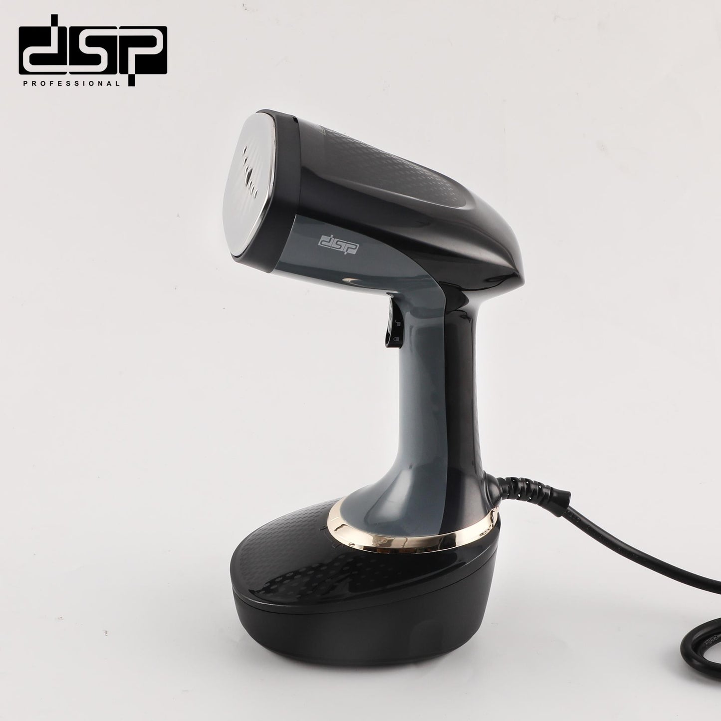 DSP Handheld Garment Steamer for Clothes, 1500W Fast-Steam, 400ml Large Water Tank, 3-in-1 Hanging/Flat/Inclined Ironing, Overheating Protection – Lightweight & Portable Clothes Steamer