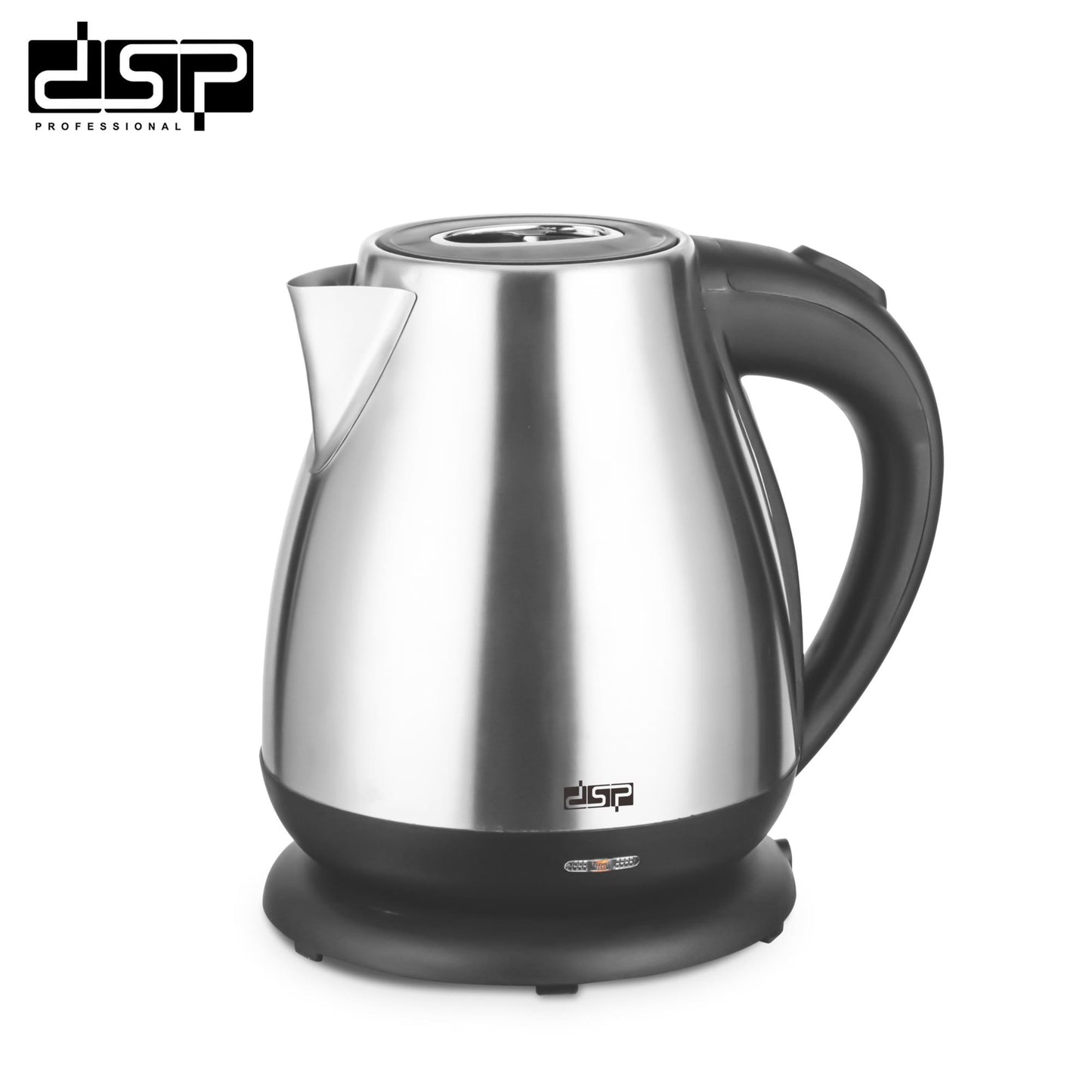 DSP Electric Kettle 1.7L, 2200W Fast Boiling Hot Water Kettle with 304 Stainless Steel, Auto Shut-Off & Boil-Dry Protection, 360° Cordless Base for Home Kitchen Appliances