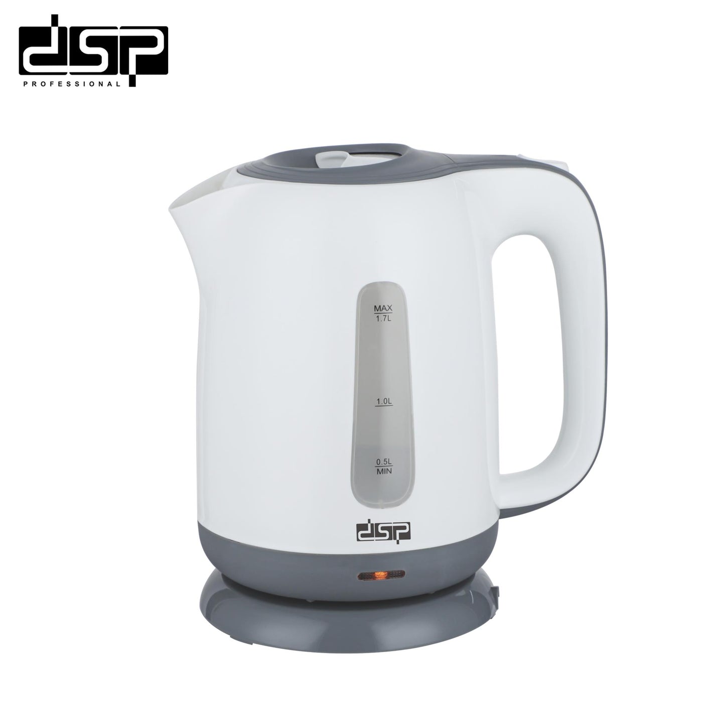 DSP Electric Kettle 1.7L, 2200W Fast Boiling Cordless Hot Water Kettle with Auto Shut-Off & Boil-Dry Protection, Stainless Steel Electric Tea Pot for Home & Kitchen