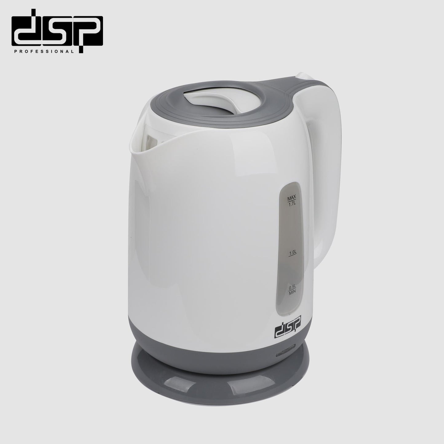 DSP Electric Kettle 1.7L, 2200W Fast Boiling Cordless Hot Water Kettle with Auto Shut-Off & Boil-Dry Protection, Stainless Steel Electric Tea Pot for Home & Kitchen