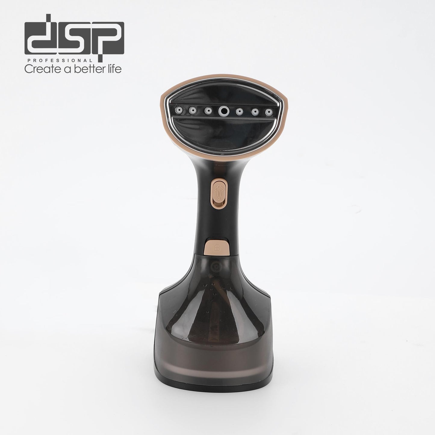 DSP Handheld Garment Steamer for Clothes, 1500W Portable Travel Steamer with 300ml Tank, 304 Stainless Steel Plate, 3-in-1 Hanging/Flat/Ironing, Fast 15s Preheat – Mini Steamer for Home Use