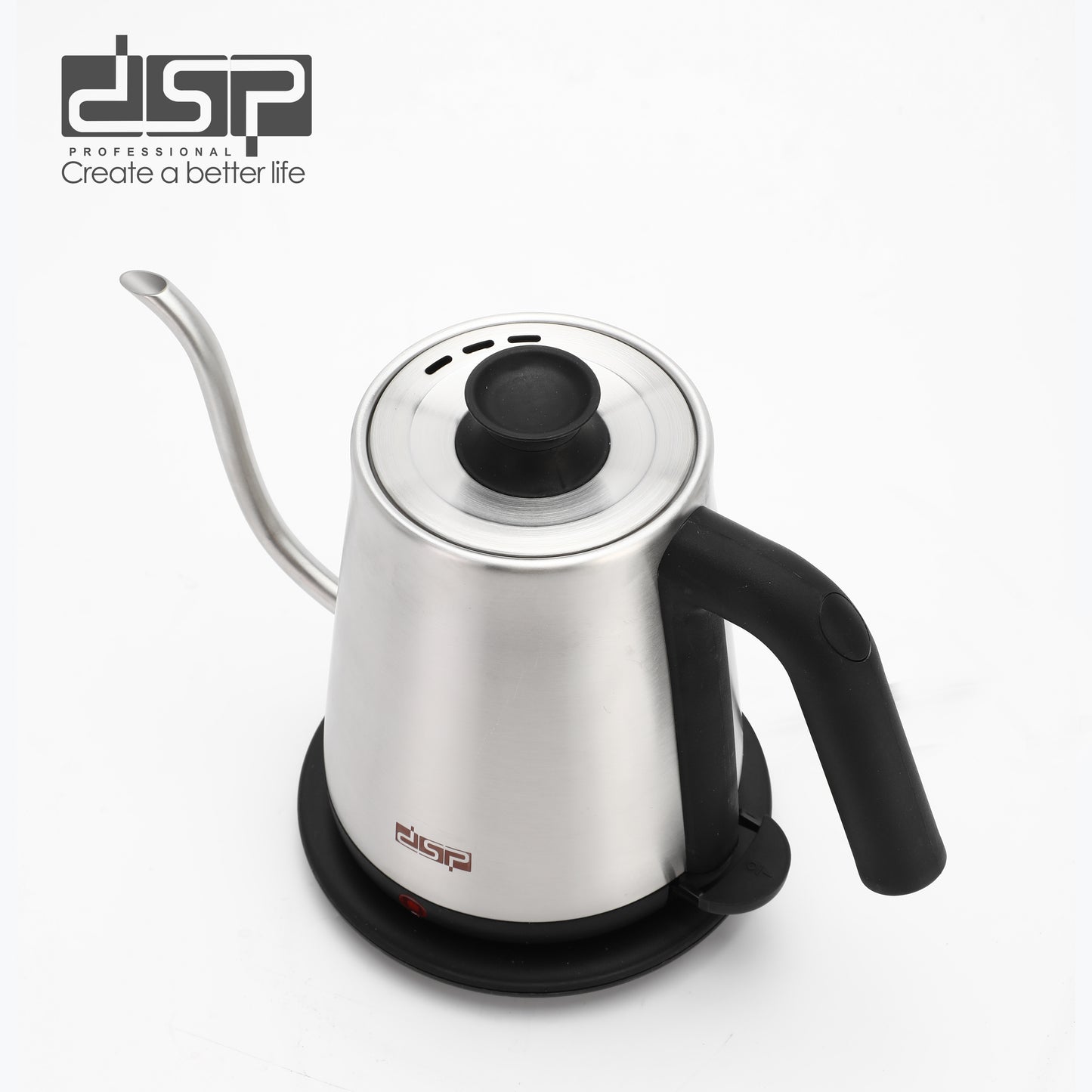 Pro 1200W Gooseneck Kettle with Precision Spout & Smart Temp Control - 304 Steel for Pour Over Coffee/Tea Brewing