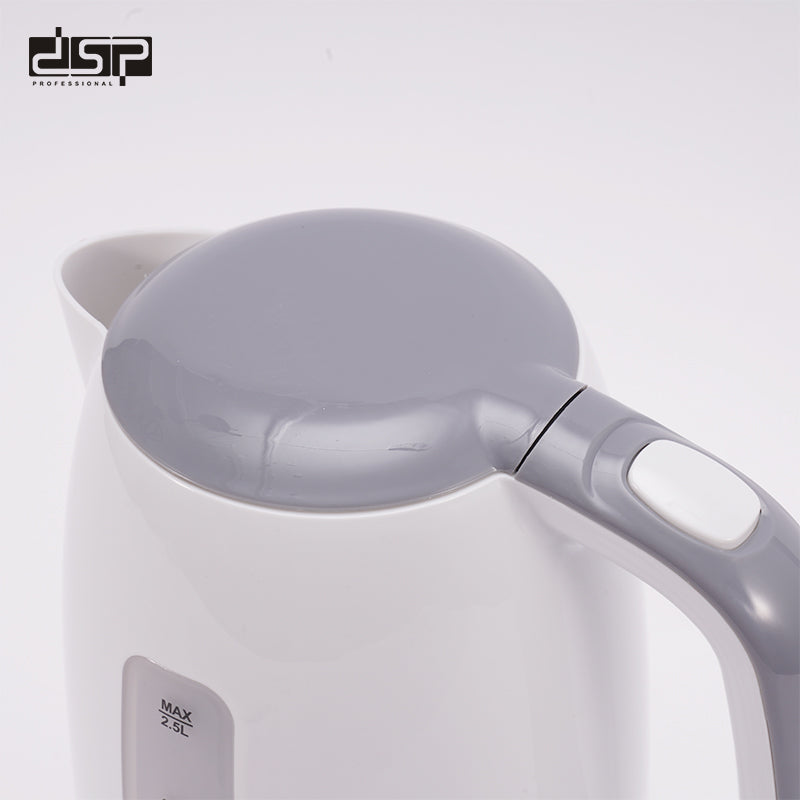 DSP Electric Kettle 2.5L, Fast Boiling Water Kettle for Tea & Coffee, 2200W BPA-Free Stainless Steel Heater, Auto Shut-Off, Boil-Dry Protection, Removable Filter & 360° Rotary Base – Kitchen Appliances