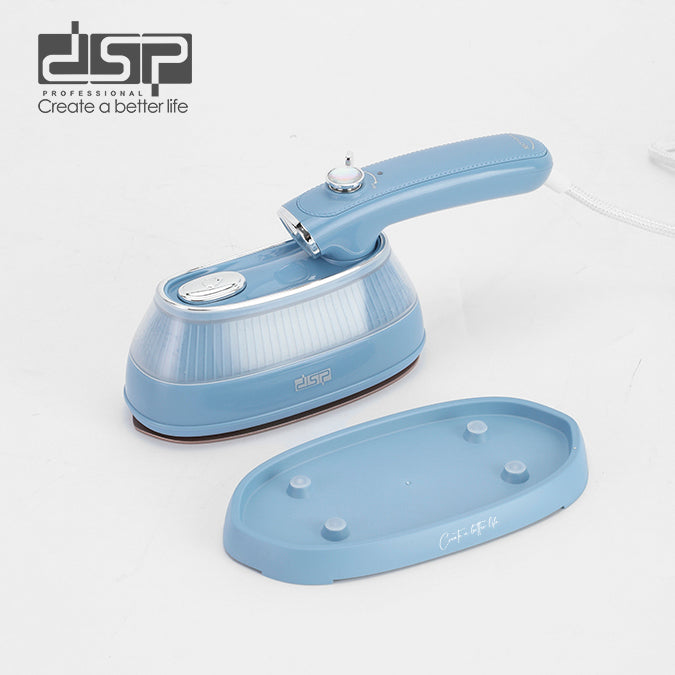 DSP Steam Iron for Clothes – 1200W Powerful Steam, Ceramic Soleplate, 170ml Water Tank, Adjustable Steam, Dry & Wet Ironing, Overheat Protection, Fast Preheating (30s), Includes Stand & Measuring Cup