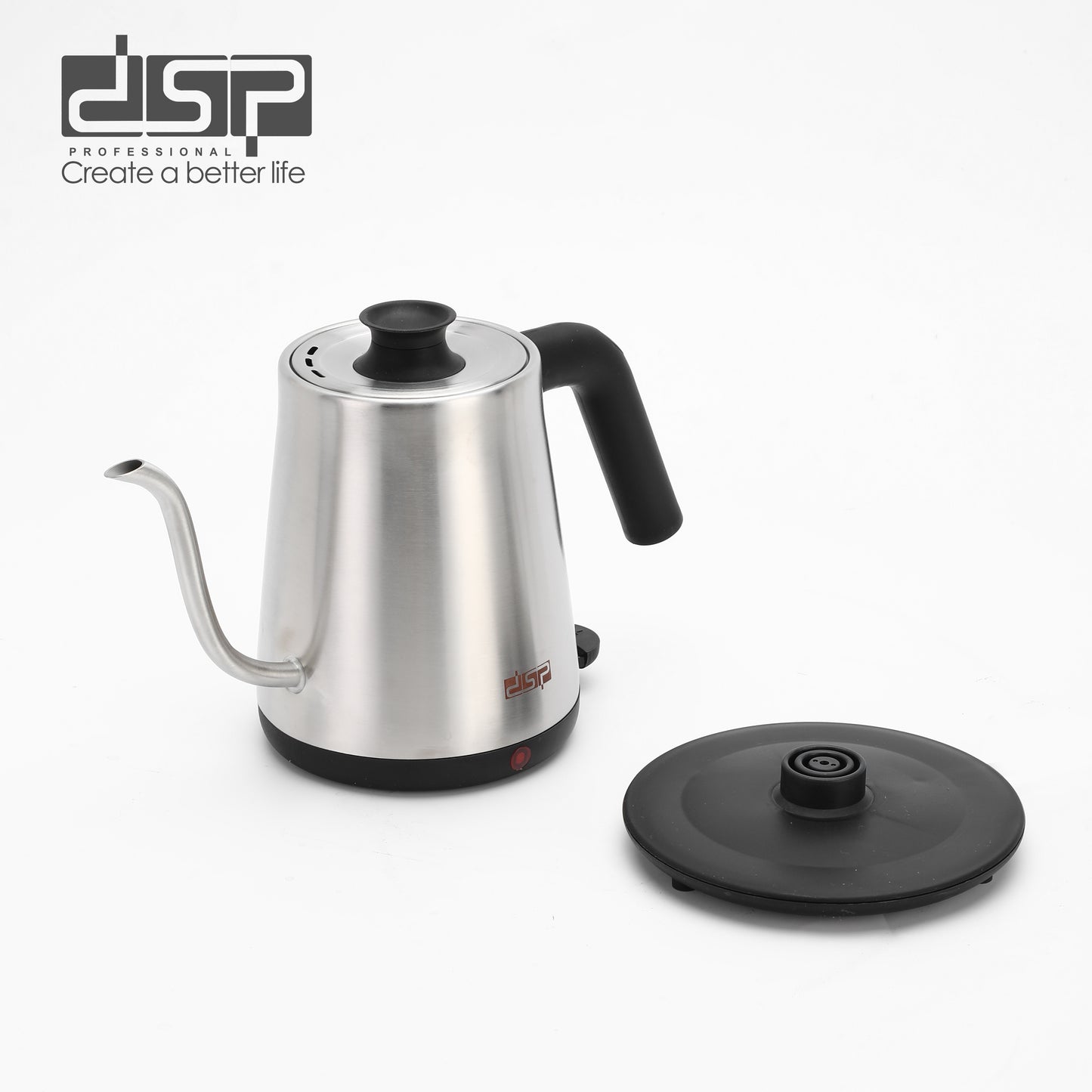Pro 1200W Gooseneck Kettle with Precision Spout & Smart Temp Control - 304 Steel for Pour Over Coffee/Tea Brewing