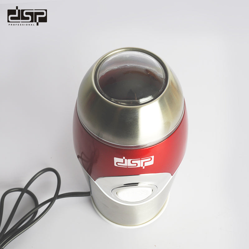 200W Coffee Grinder with 5420 Copper Motor & Full Stainless Steel - Safety Lock for Espresso/French Press