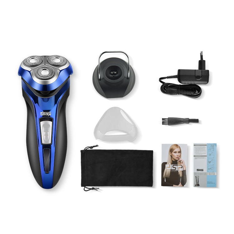 High Speed Electric Shaver 4800RPM IPX6 Waterproof 45Min Runtime Wet/Dry Shaving Comfort Skin Home Travel Use