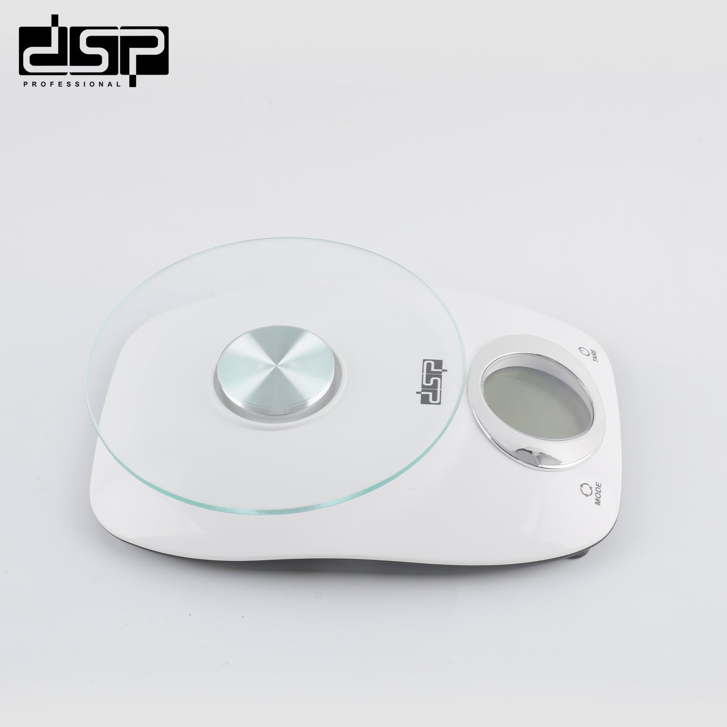 Digital Kitchen Scale 5000g/11lb, 1g Precision, Large LCD, Glass Tray & Stainless Hook, Multi-Unit Measurement for Baking Cooking Food