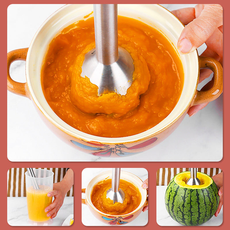 600W Stepless Blender, Full Copper Motor & Detachable Rod for Effortless Cleaning in Home Kitchen