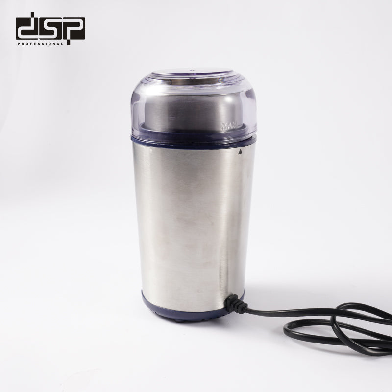 DSP Electric Coffee & Spice Grinder for Home Use – 200W Powerful Motor, 100g Capacity, Stainless Steel Blades & Detachable Cup, One-Touch Button, Low Noise – Perfect for Coffee Beans & Spices