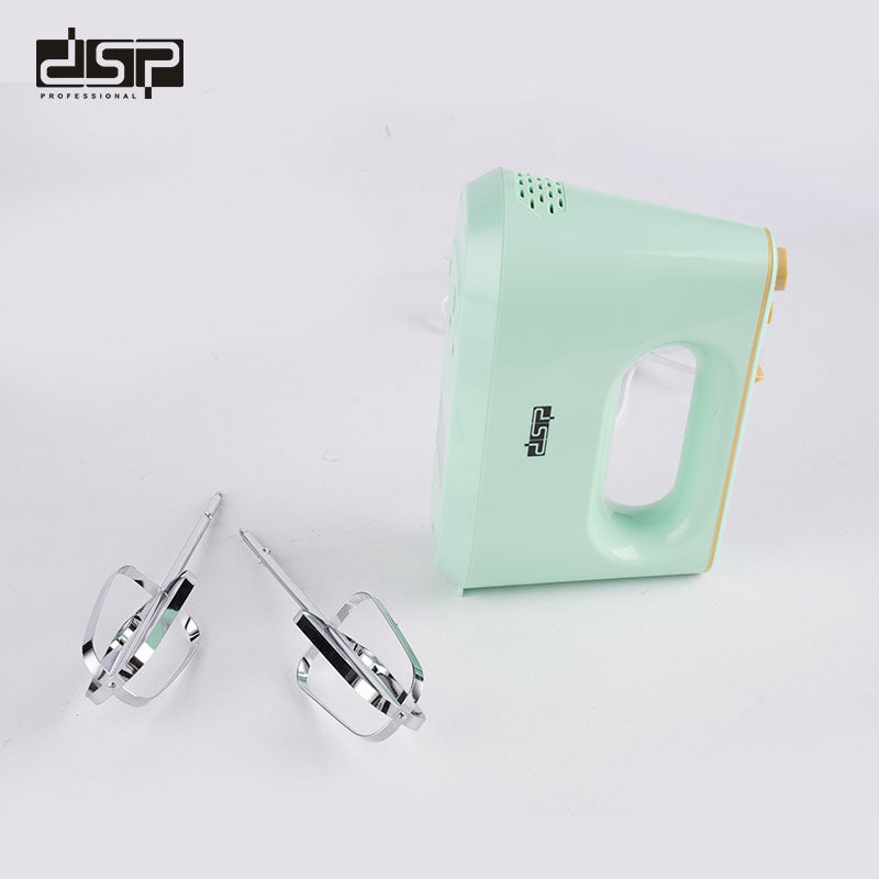 DSP 300W Electric Hand Mixer, 5-Speed Handheld Mixer with Turbo, Includes Egg Beater & Dough Mixer, 220-240V for Home Baking