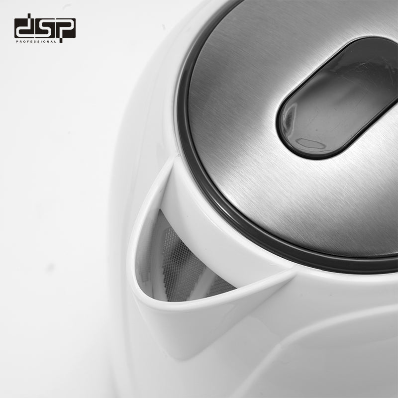 DSP Electric Kettle 1.7L, Fast Boiling Water Kettle for Tea & Coffee, BPA-Free Stainless Steel Heating Element, Auto Shut-Off, Boil-Dry Protection, Removable Filter & 360° Rotary Base – Kitchen Appliances