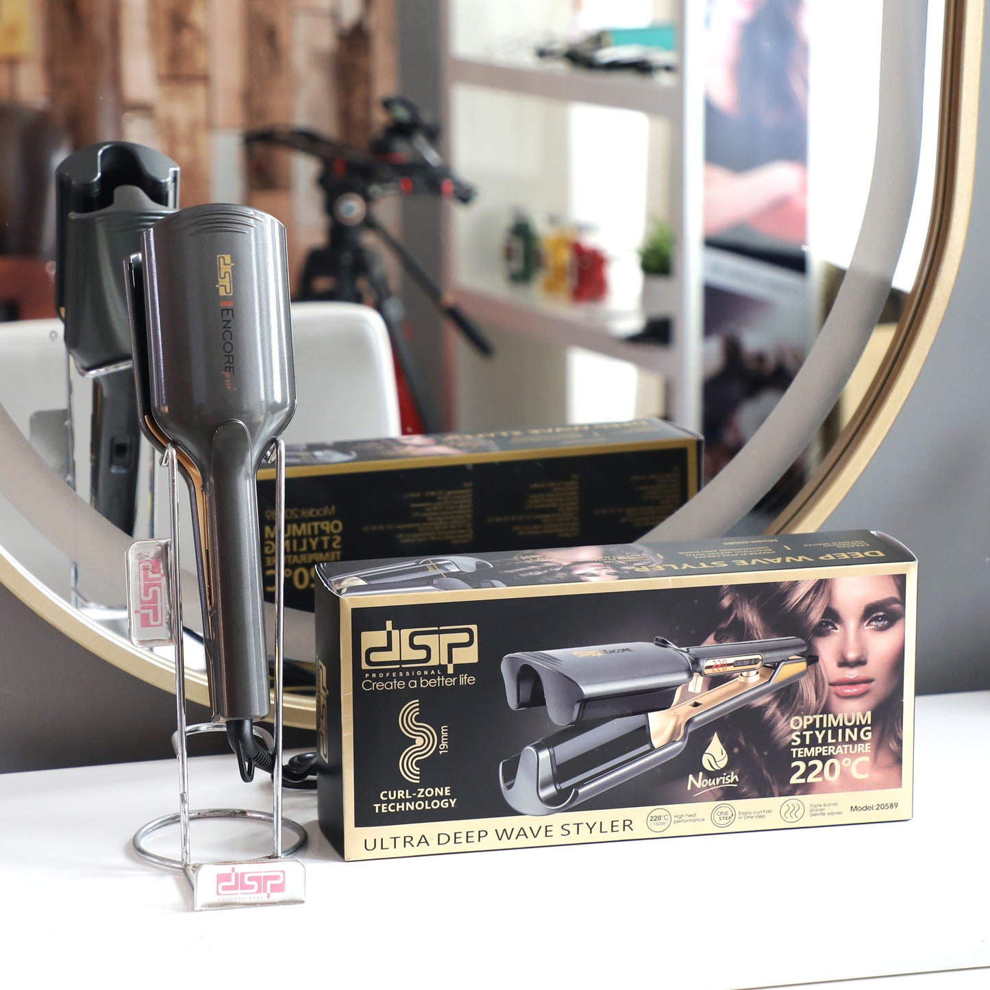 Salon-Grade Curling Iron 11-Temp LED & 180s Heat Ready | Intelligent Hair Protection System