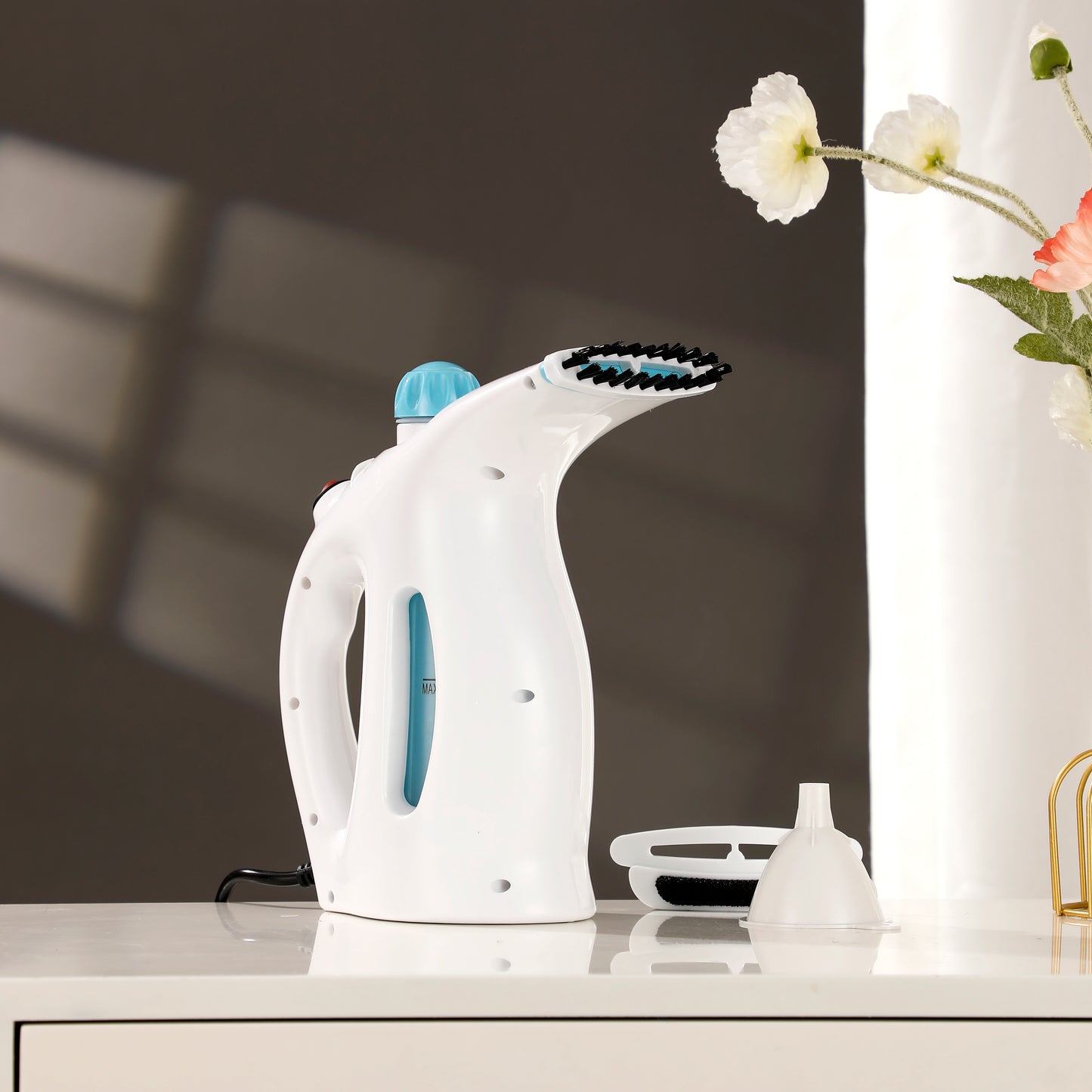 Pro 800W Handheld Steamer with 90s Flash Heat - 20g/min Turbo Steam for Suits/Curtains