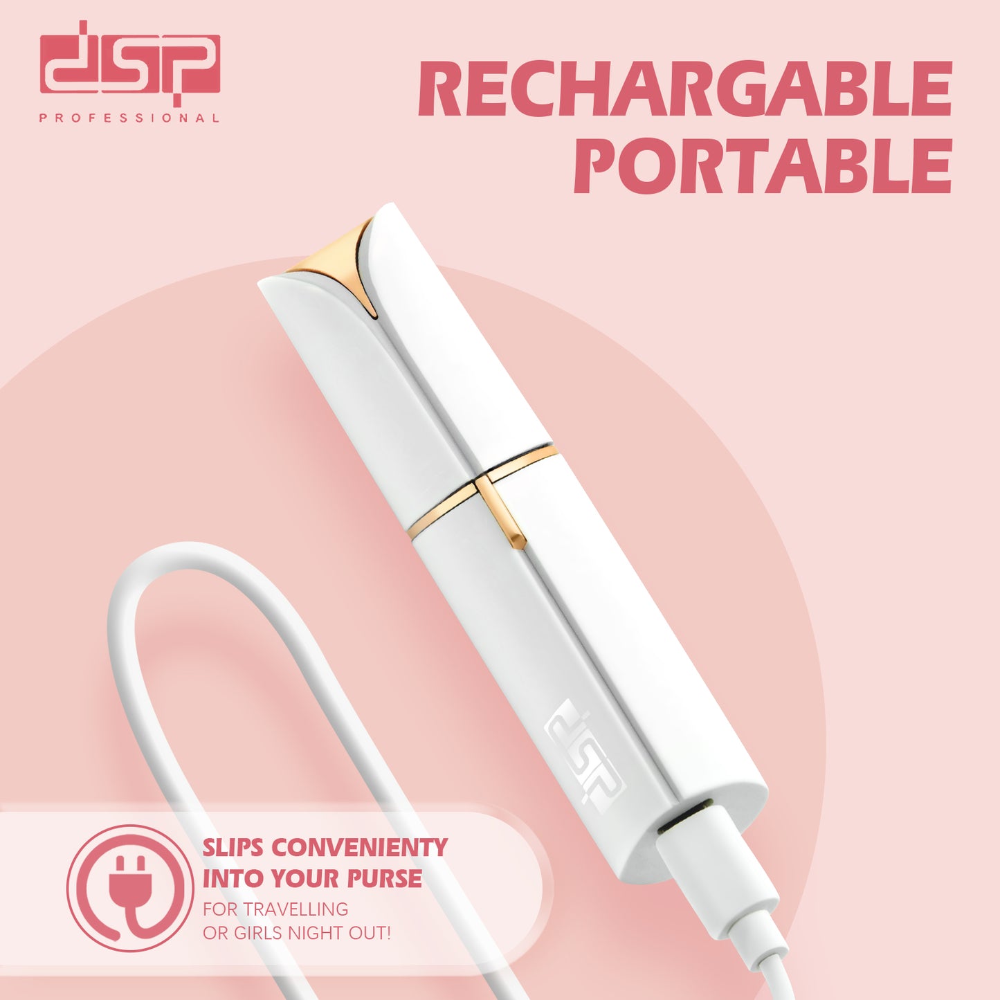 9000RPM High-Speed Gentle Facial Hair Removal, USB Rechargeable for Sensitive Skin, 40Min Painless Use & Precision Grooming