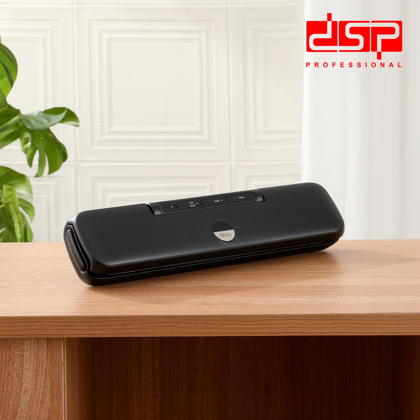 DSP Hot Seller 110W ABS+Stainless Steel Vacuum Sealer, 60Kpa Suction, 30cm Seal, 3 Modes, Includes 10 Bags for Food Preservation & Storage