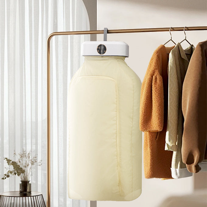 DSP Portable Clothes Dryer - 10KG Compact Laundry Dryer for Home, Travel & RV - Fast 30-Min Drying, UV Sterilize, Foldable Design with Timer & Dual Modes (220-240V)