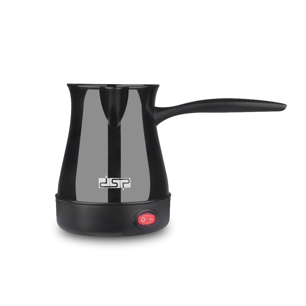 600W Quick Brew Compact Coffee Pot with Hidden Stainless Steel Heating, Red Indicator & Heat-Resistant Handle, DSP Hot Seller for Home/Office Espresso/Americano