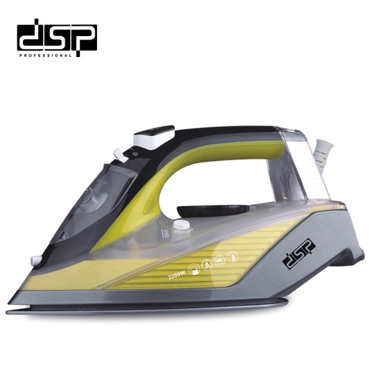 DSP Steam Iron for Clothes - 2200W Powerful Steam Iron with Retractable Cord, Adjustable Thermostat, Self-Clean & Anti-Drip, 380ml Water Tank for Home Use