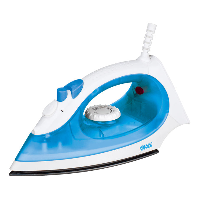 DSP 1800W Steam Iron for Clothes, Non-Stick Soleplate, Adjustable Steam & Temperature, 90ml Water Tank, Vertical Steam, Burst of Steam, Self-Clean, Anti-Drip – Ideal for Home Use