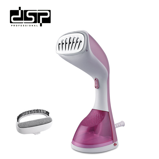 DSP Handheld Garment Steamer for Clothes, 1400W Portable Steam Iron with 220ML Detachable Water Tank, Fast Heat-Up & Overheat Protection, Home Use Wrinkle Remover