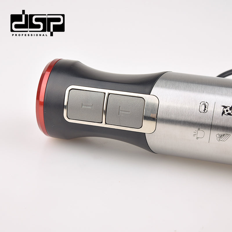 DSP 1000W Immersion Blender Handheld, Cordless Stick Blender with Detachable Stainless Steel Blending Rod, 4-leaf Shaped Blades & Stepless Speed Control for Smoothies, Puree, Baby Food - Home Essential