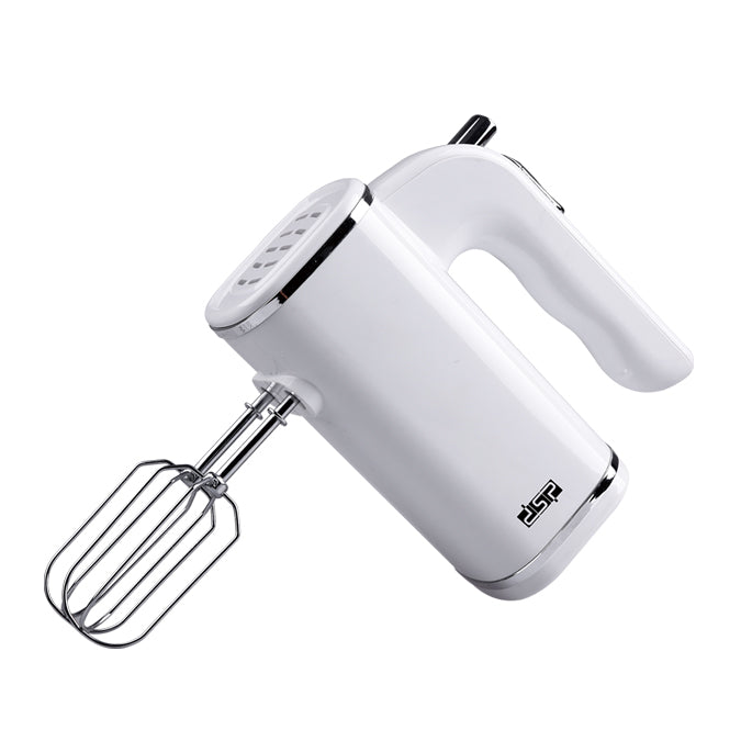 DSP 200W Electric Hand Mixer, 5-Speed Handheld Mixer with Turbo Button, Eject Function & Silver Coating - Perfect for Home Baking