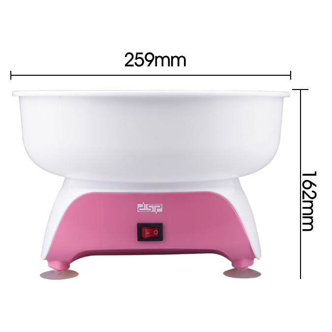 DSP Portable Cotton Candy Machine for Kids & Home Use – 450W, 220-240V, Easy & Fun Candy Floss Maker, Healthy Snack, No Oil Needed